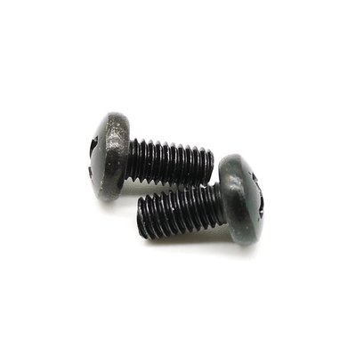 Small 18-8 Stainless Steel Machine Screws Black Zinc Phillips Round Head Machine Screw