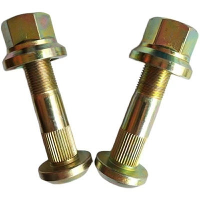 M12 Automotive Fastener Fine Grade 10.9 12.9 Yellow Zinc Thread Wheel Bolts