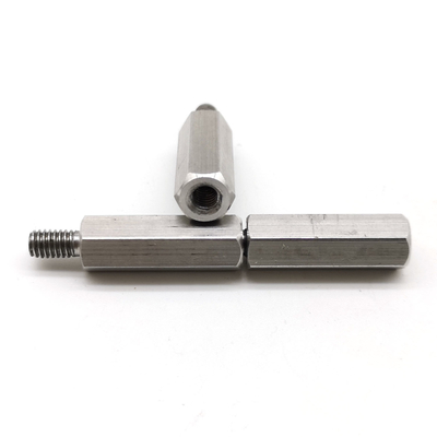 Stainless Steel 304L Hex Standoffs M4 Automotive Fastener Male Female Hex Thread Adapters