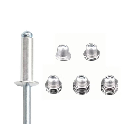 ISO15977 Rivets And Pins RVT AL ST Zinc Plating Open End Blind Rivet