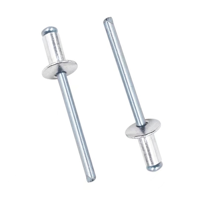 ISO15977 Rivets And Pins RVT AL ST Zinc Plating Open End Blind Rivet