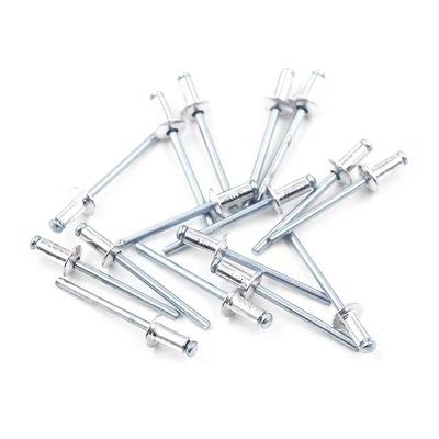 ISO15977 Rivets And Pins RVT AL ST Zinc Plating Open End Blind Rivet