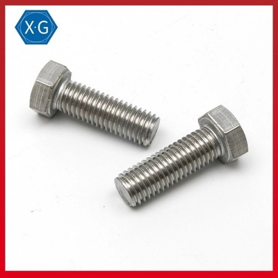 DIN933 Stainless Steel Hex Bolts Full Thread A2 70 Hex Head Bolt