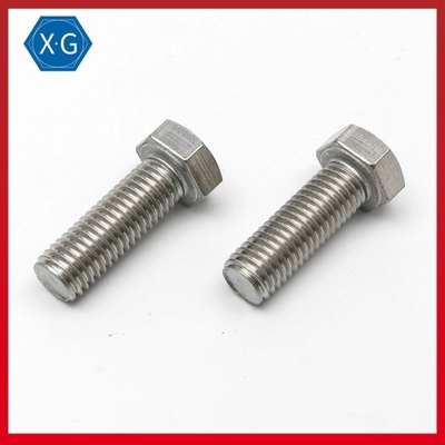 DIN933 Stainless Steel Hex Bolts Full Thread A2 70 Hex Head Bolt