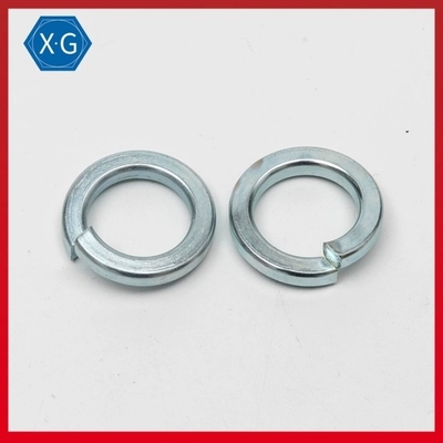 DIN 127B Blue White Zinc Plated Steel Washers Metric Split Lock Washers