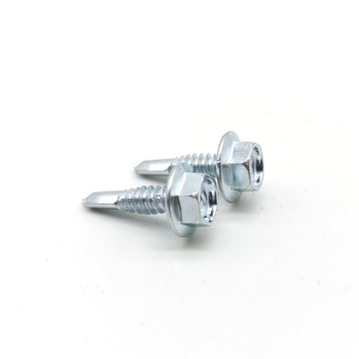 Hexagon Head Self Tapping Screws For Metal Buildings DIN 7504K ST4.8