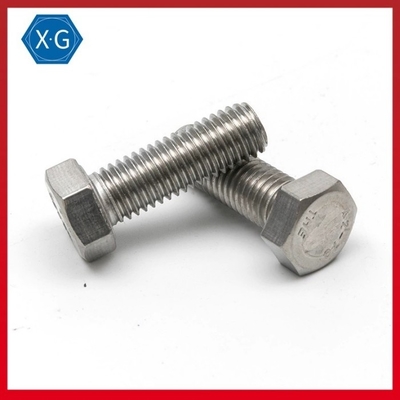DIN933 Stainless Steel Hex Bolts Full Thread A2 70 Hex Head Bolt