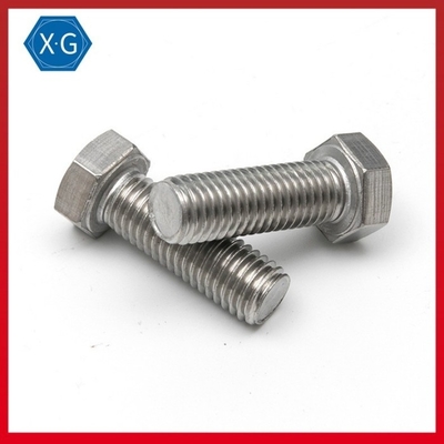DIN933 Stainless Steel Hex Bolts Full Thread A2 70 Hex Head Bolt