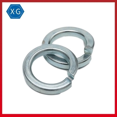 DIN 127B Blue White Zinc Plated Steel Washers Metric Split Lock Washers