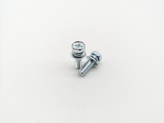 GB9074.13 Phillips Hex Head Machine Screw Flat Washer Lock Washer